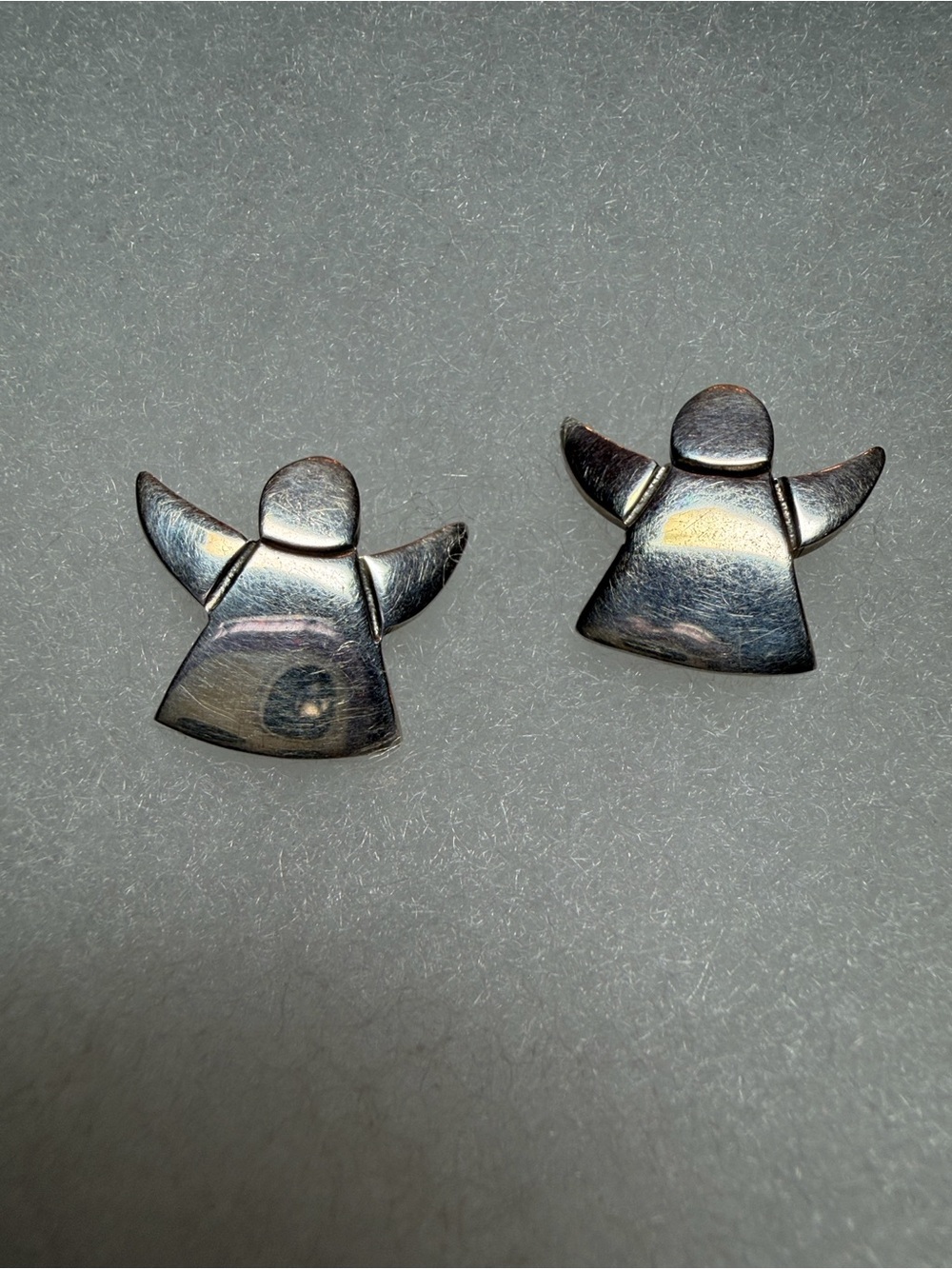 Sterling Silver Angel Stud Earrings for Womenangel earrings Sterling
